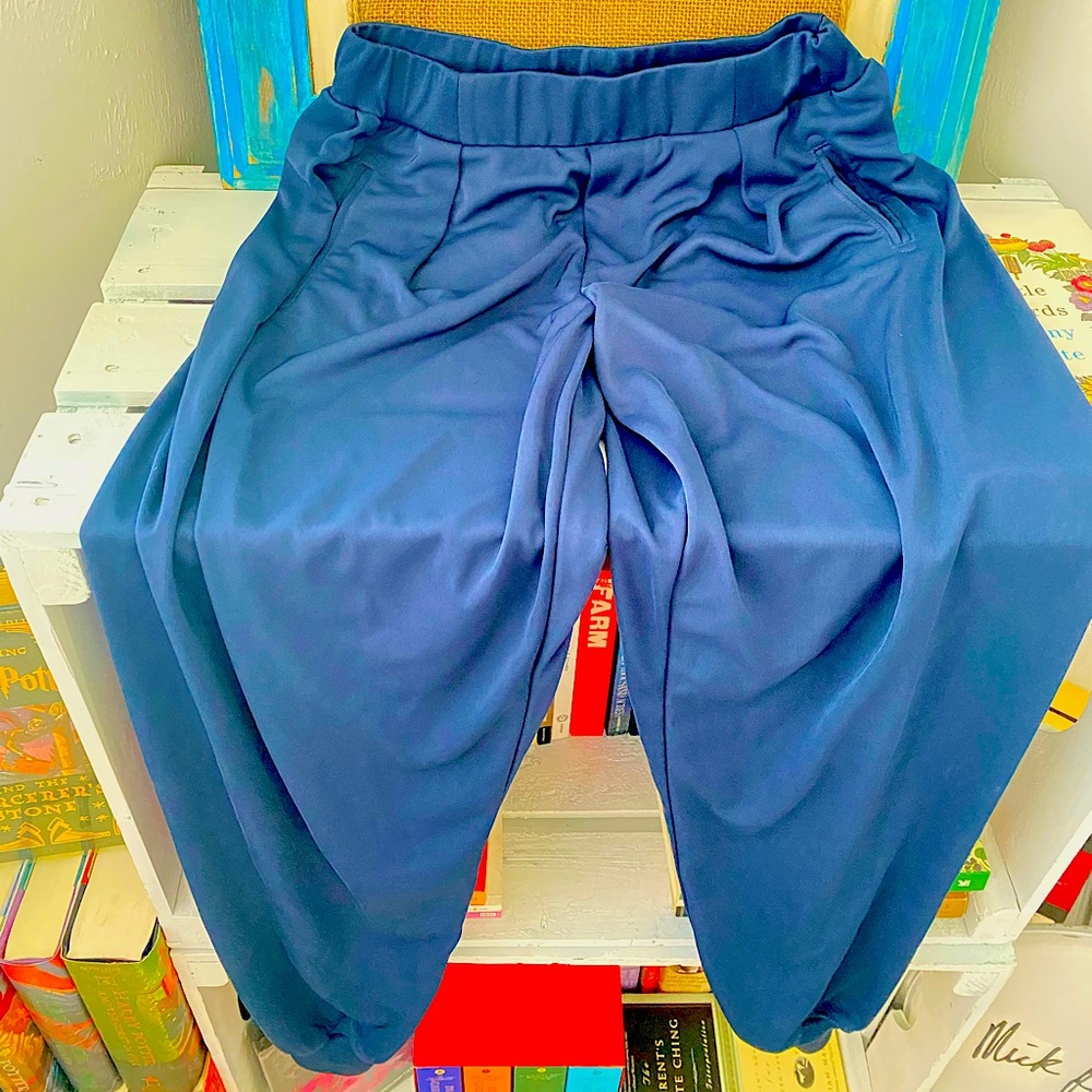 NWOT, Anthony Thomas Melillo silk joggers (s)